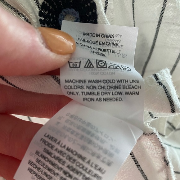 Madewell Stripes and Flowers Button Up - Picture 9 of 9